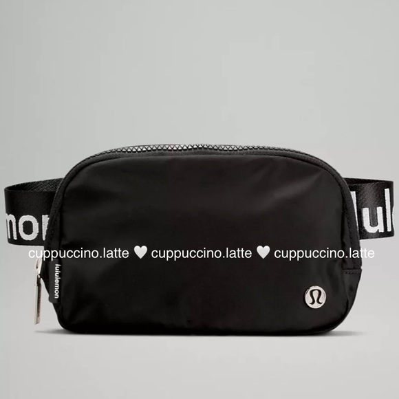 🖤NWT🤍Lululemon Athletica Everywhere Belt Bag in Black/White - Extended Strap - Picture 10 of 15